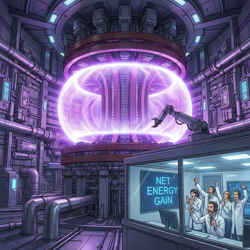 Infinite Energy: ITER Fusion Reactor Achieves First Net Gain