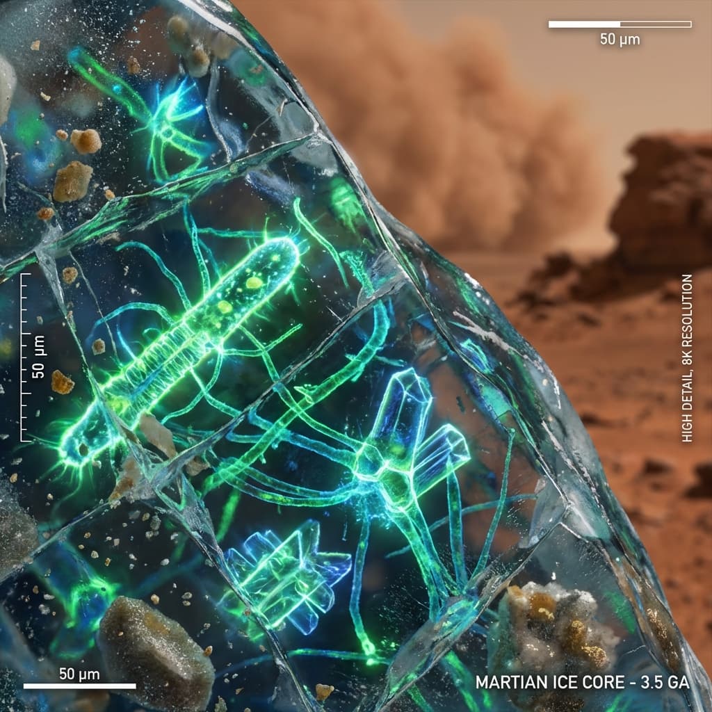 We Are Not Alone: NASA Confirms Ancient Microbial Life in Martian Ice
