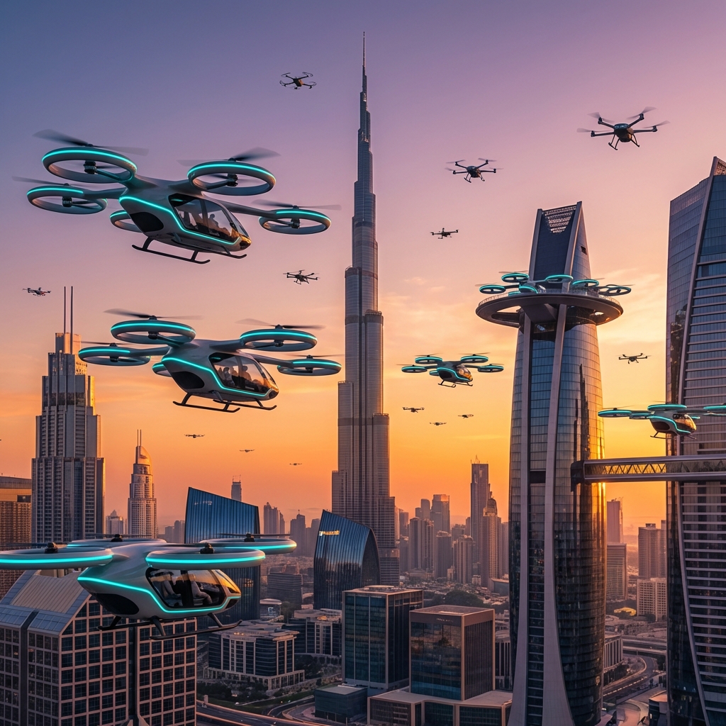 Dubai's Sky-High Commute: First Regulatory Approval for Flying Taxis